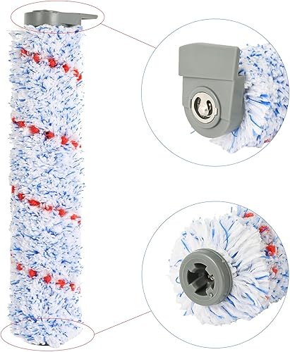 Miniatura 4 de Rodillo de repuesto para aspiradora inalámbrica iFloor Wet Dry Nota: No para iFloor One s3 s5, paquete de 2 cepillos de rodillo, 4 espuma de