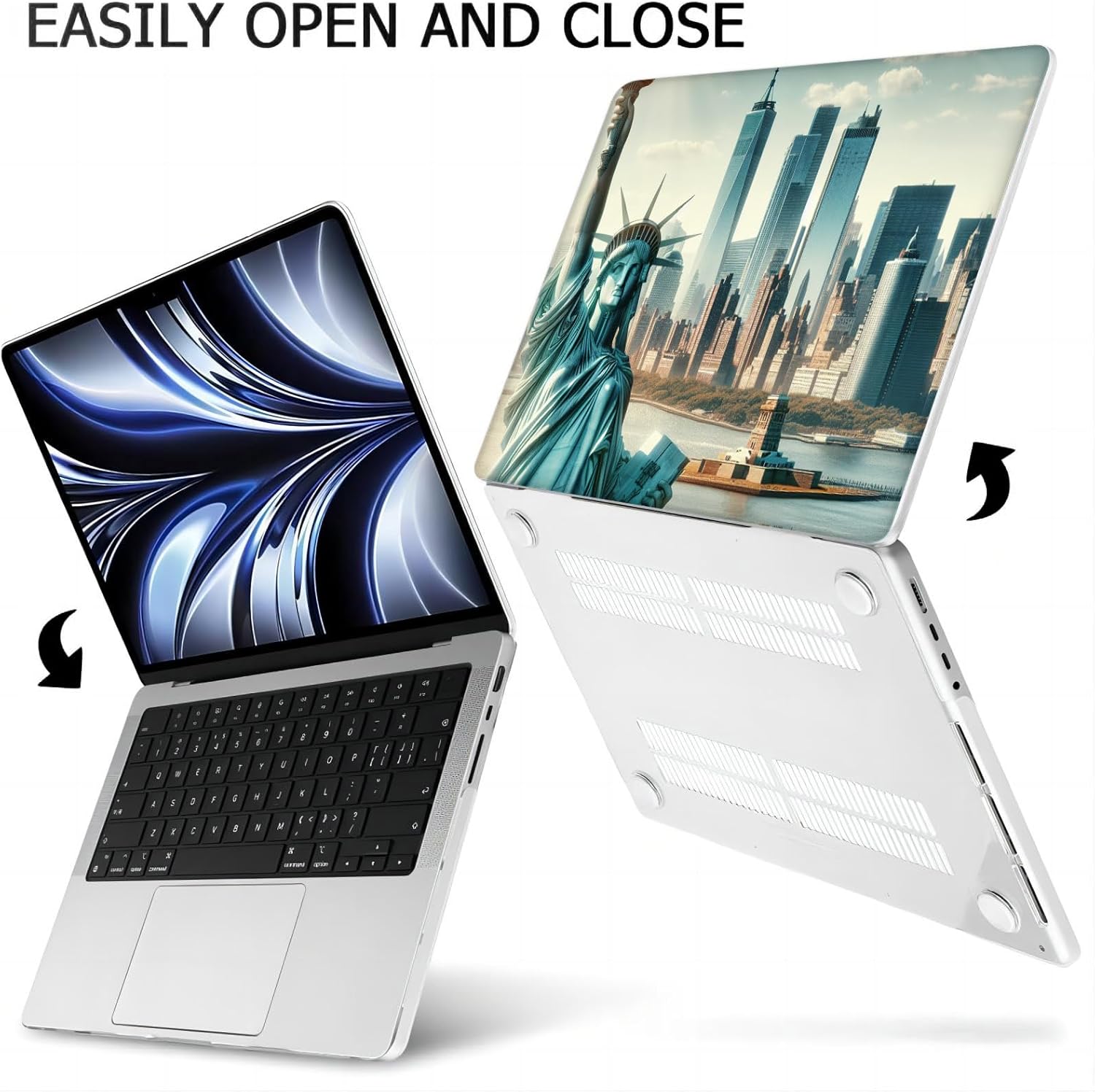 Compatible with MacBook Neo 13-inch, Hard Shell Case with Keyboard Cover and Screen Protector (A3404 A18 Pro chip, 2026 Release) - Manhattan MC22518