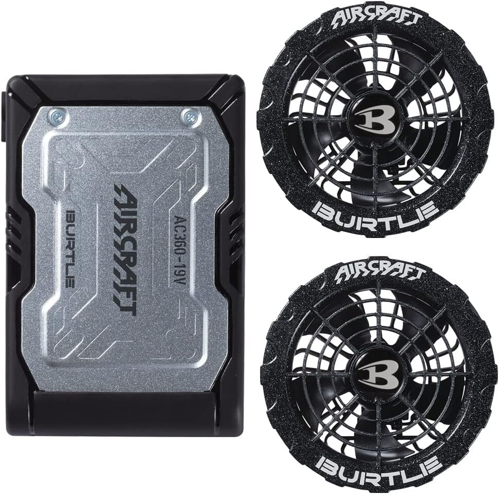 KYOCERA AIRCRAFT AC360-19V 空調ファン バッテリ2個付