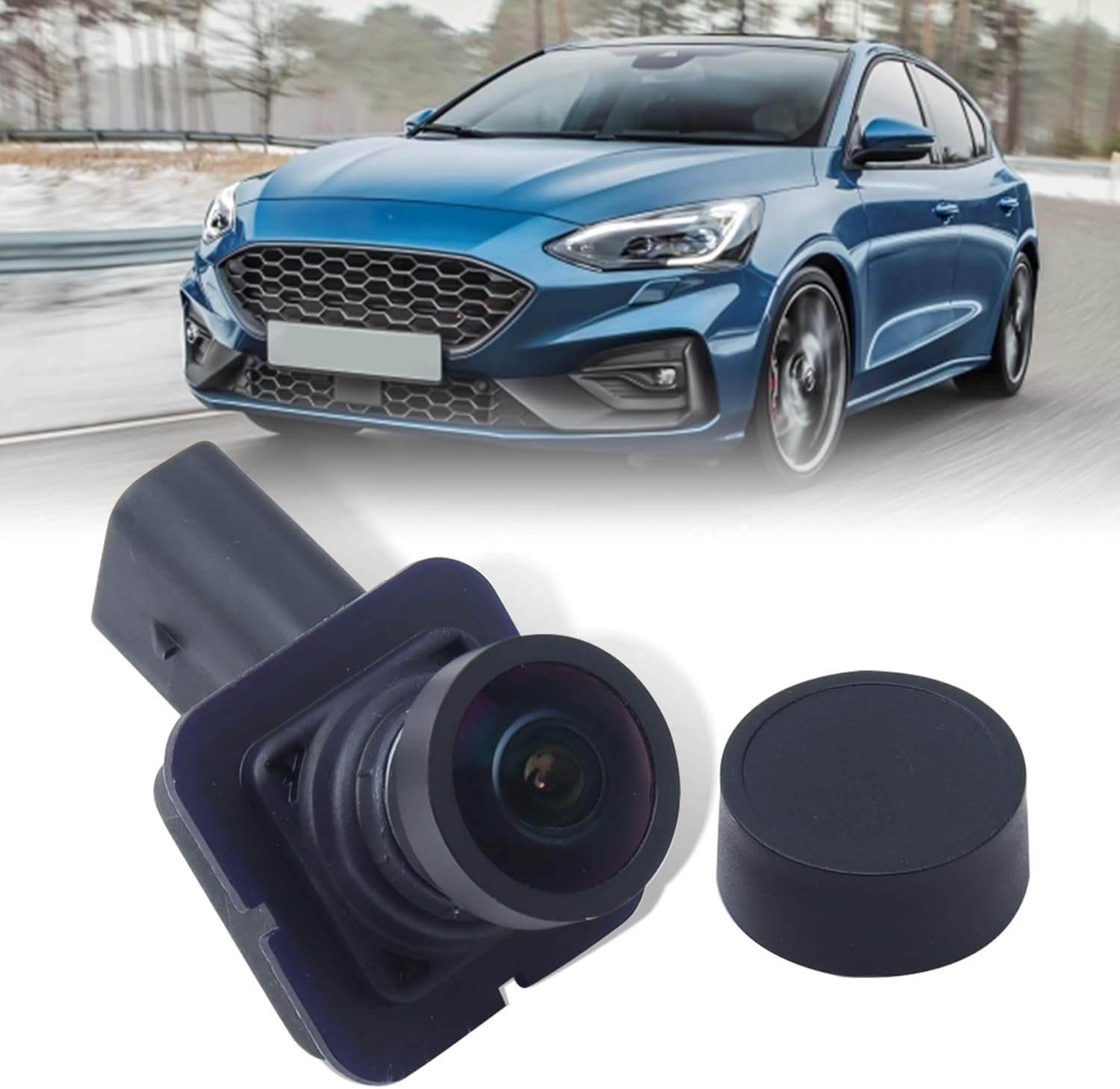 F1ET-19G490-AC Backup Camera - Rear View Backup Camera Compatible with 2015-2018 Focus Replace# F1EZ-19G490-A, F1EZ19G490A, F1EZ 19G490 A, F1ET19G490AC, F1ET 19G490 AC