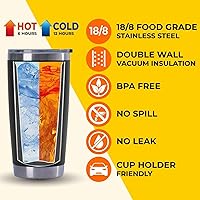 Vista 3 de Retirement Gifts for Men 2026 with Premium Design Gift Box, Keeps Drinks Hot or Cold - Great for Retirement Party Decorations