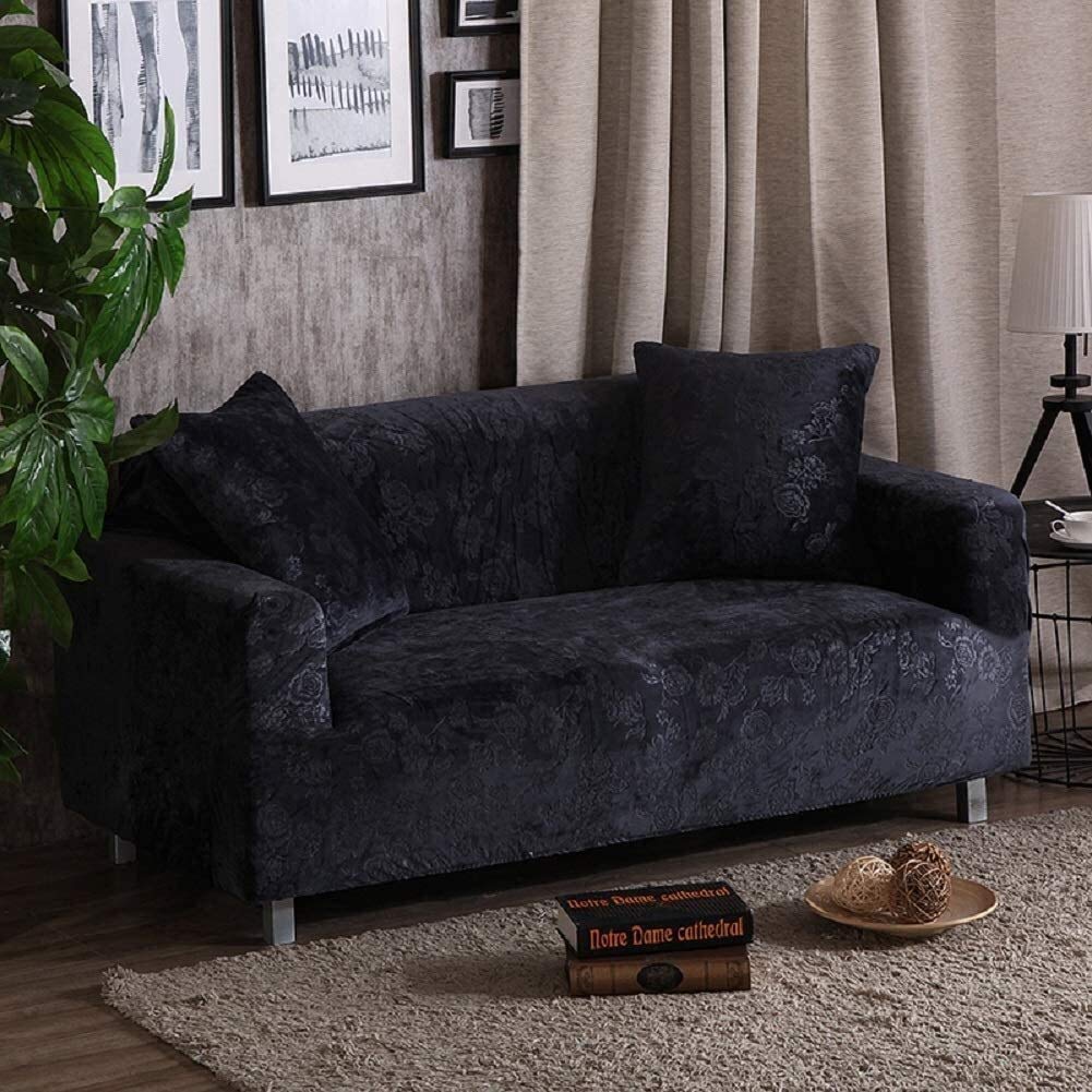 Housse de canapé extensible grand canapé XL protege sofa jacquard C