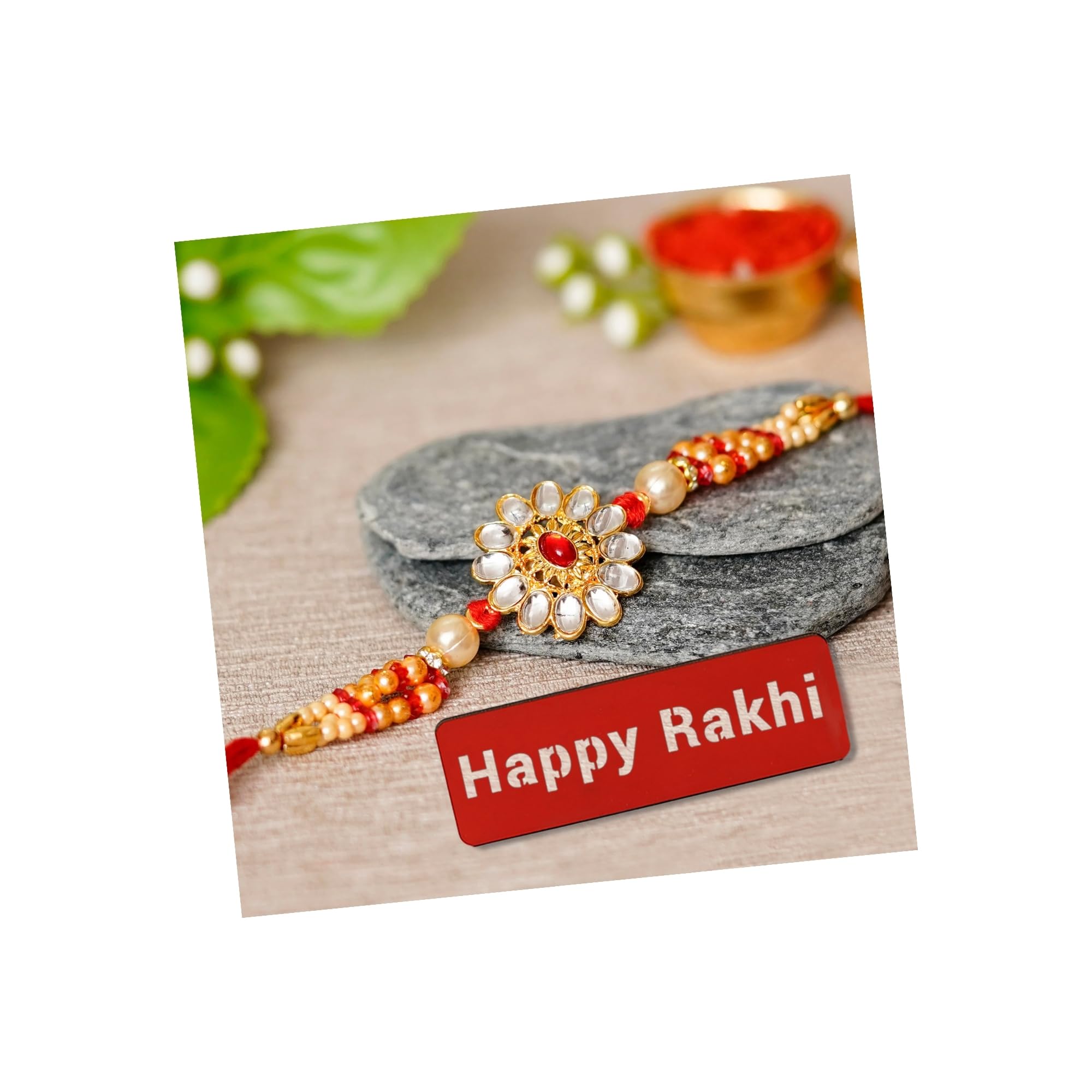 See full amazon price history chart for eCraftIndia Beads, Pearls, Diamond Designer Rakhi for Brother with Happy Rakhi Wooden Cutout and Roli Chawal Pack eCraftIndia Beads, Pearls, Diamond Designer Rakhi for Brother with Happy Rakhi Wooden Cutout and Roli Chawal Pack (B0D6GGR4FS) Amazon Price History, Amazon Price Tracker