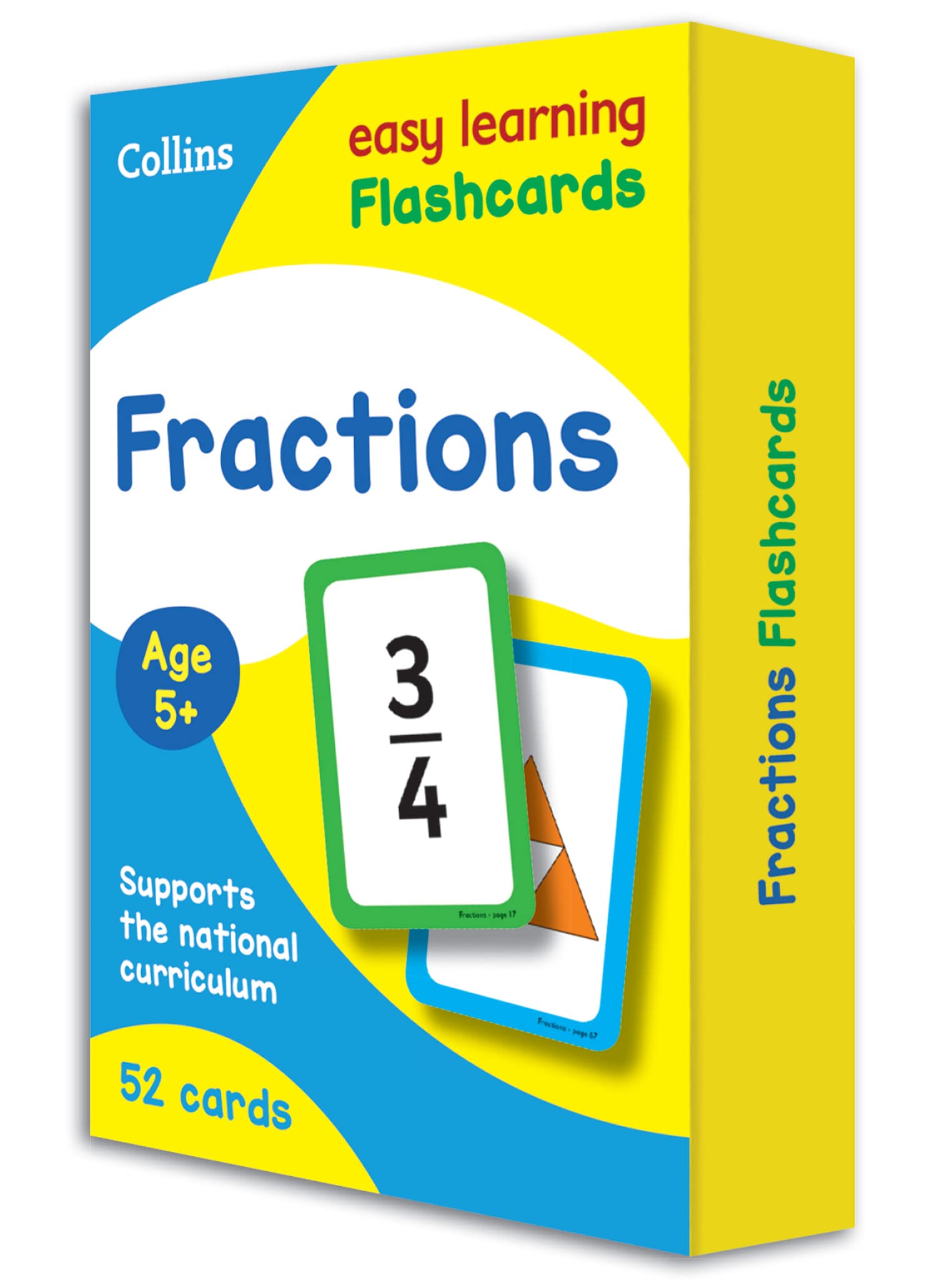 Fractions Flashcards Ideal for Home Learning by Collins Easy Learning (Cards)