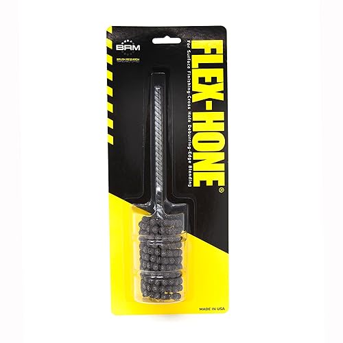 Miniatura 62 de Brush Research BC Flex Hone estándar para cilindros de freno, hidráulica y guías de válvulas, óxido de aluminio, 1-1/8 pulgadas de diámetro, grano