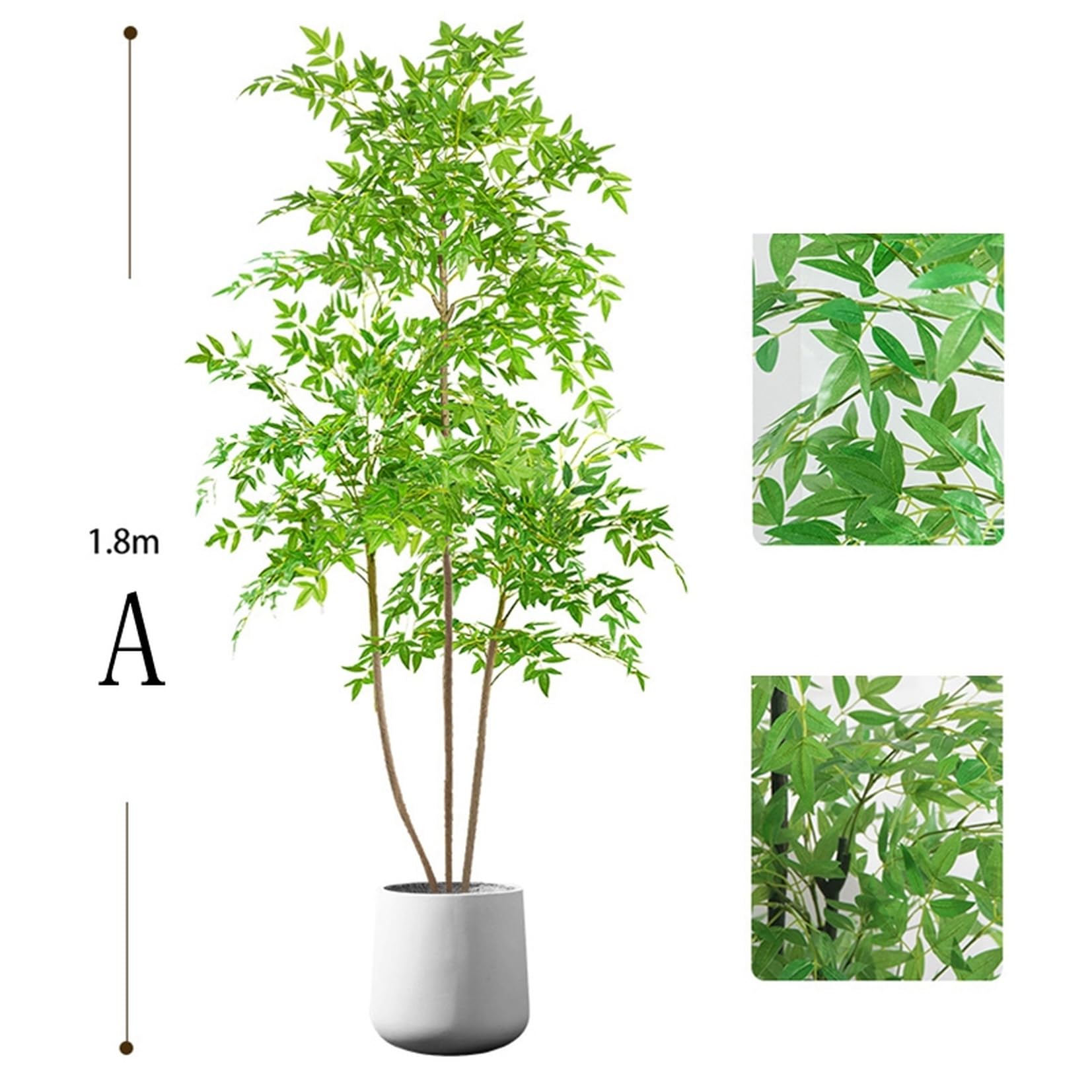 Amazon｜HGJH フェイクグリーン 観葉植物 150CM 人工観葉植物