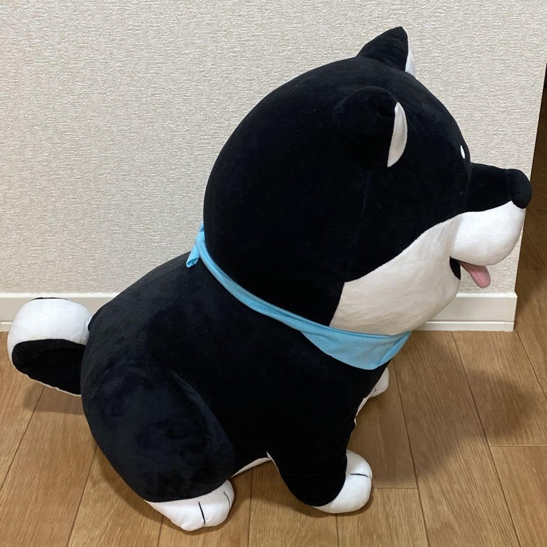 Amazon.co.jp: しばんばん ぬいぐるみ くろ 犬 柴犬 黒柴 黒犬