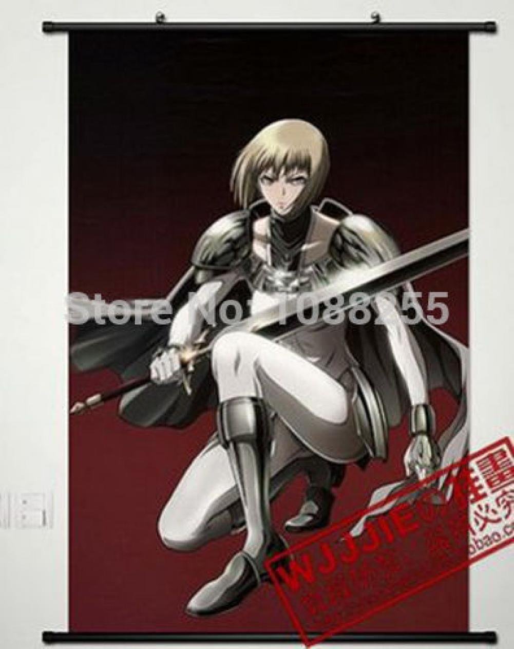 BestWeeks Anime Claymore Home Decor Poster Wall Scroll