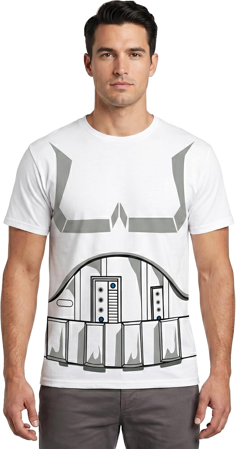 Star Wars Imperial Stormtrooper Armor Galactic Empire Sublimation Adult T-Shirt