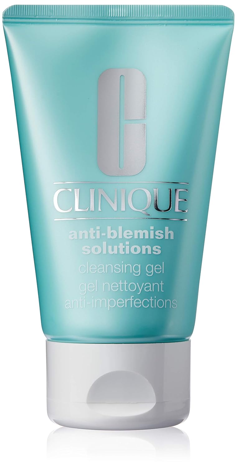 Clinique Anti-Blemish Solutions Cleansing Gel 125ml/4.2Ounce - All Skin Types, 1 Ounce : Beauty & Personal Care