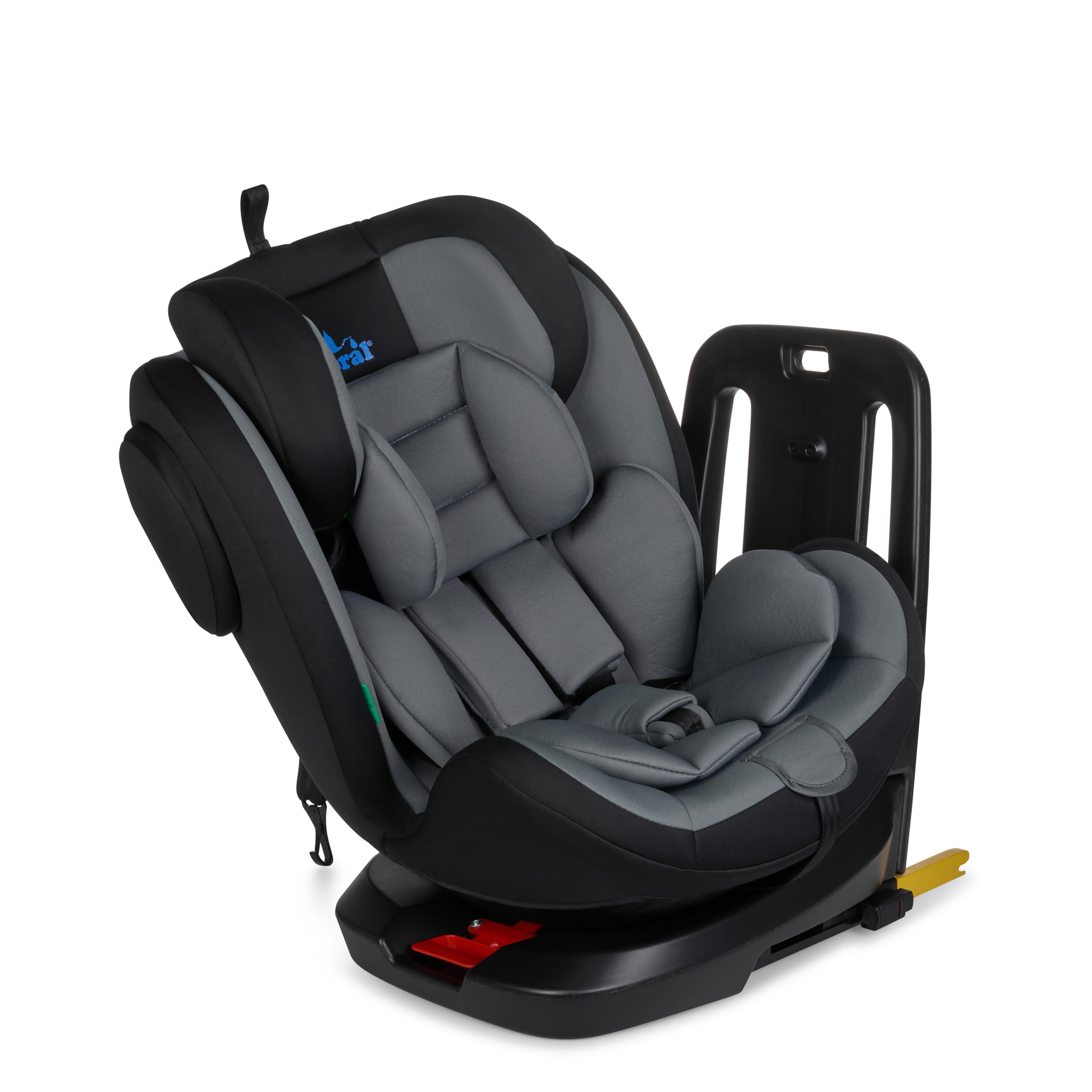 Toral Silla Coche Bebe Grupo 0 1 2 3 i-Size con Isofix Universal para Coche, Alzador Coche Niño Isofix Giratoria 360º a Contramarcha - Desde 40-150 cm - Elevador Coche Niño
