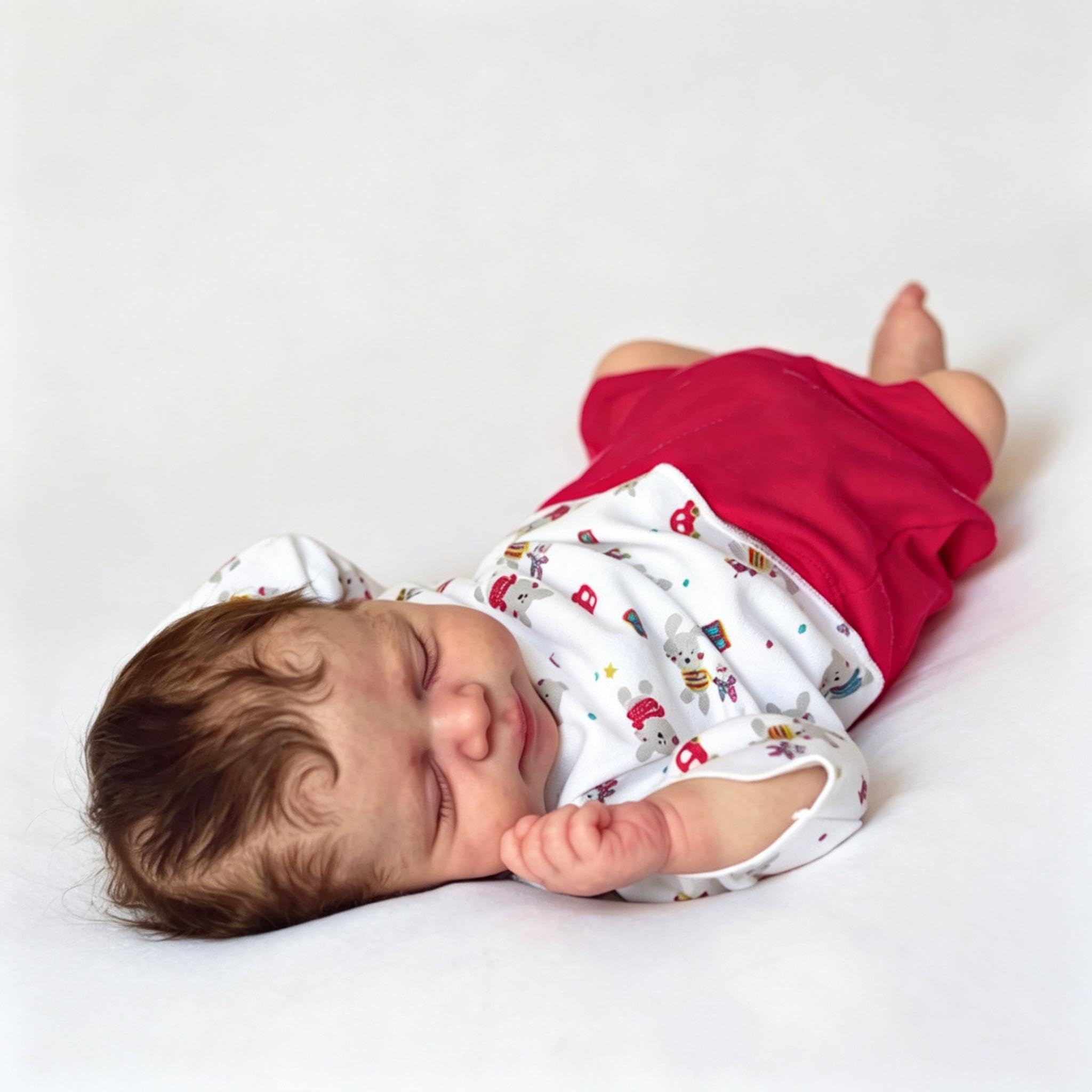 Pełna silikonowa lalka niemowlęca, 45 cm, Reborn Baby Doll, silikonowa, na całe ciało, winylowa, realistyczna lalka niemowlęca, noworodek, dziewczyna, zmywalna, prawdziwe życie, Reborn lalki z