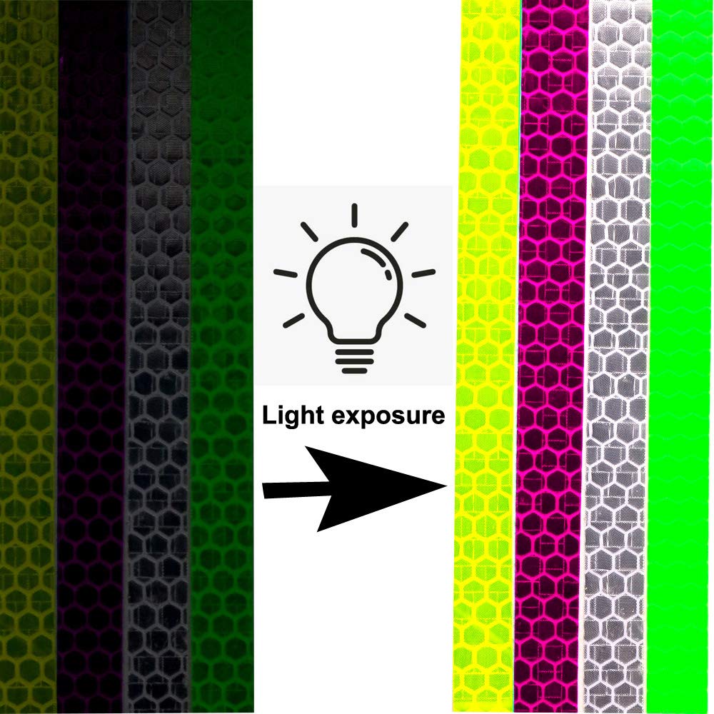 Reflective Tape, Marking Tape, Reflective Tape, Red White Outdoor Waterproof Adhesive Reflector Tape, Conspicuity Warning Safety Reflective Tape For Vehicles Trailer Trucks Cars Yachting Outdoor,5cm X