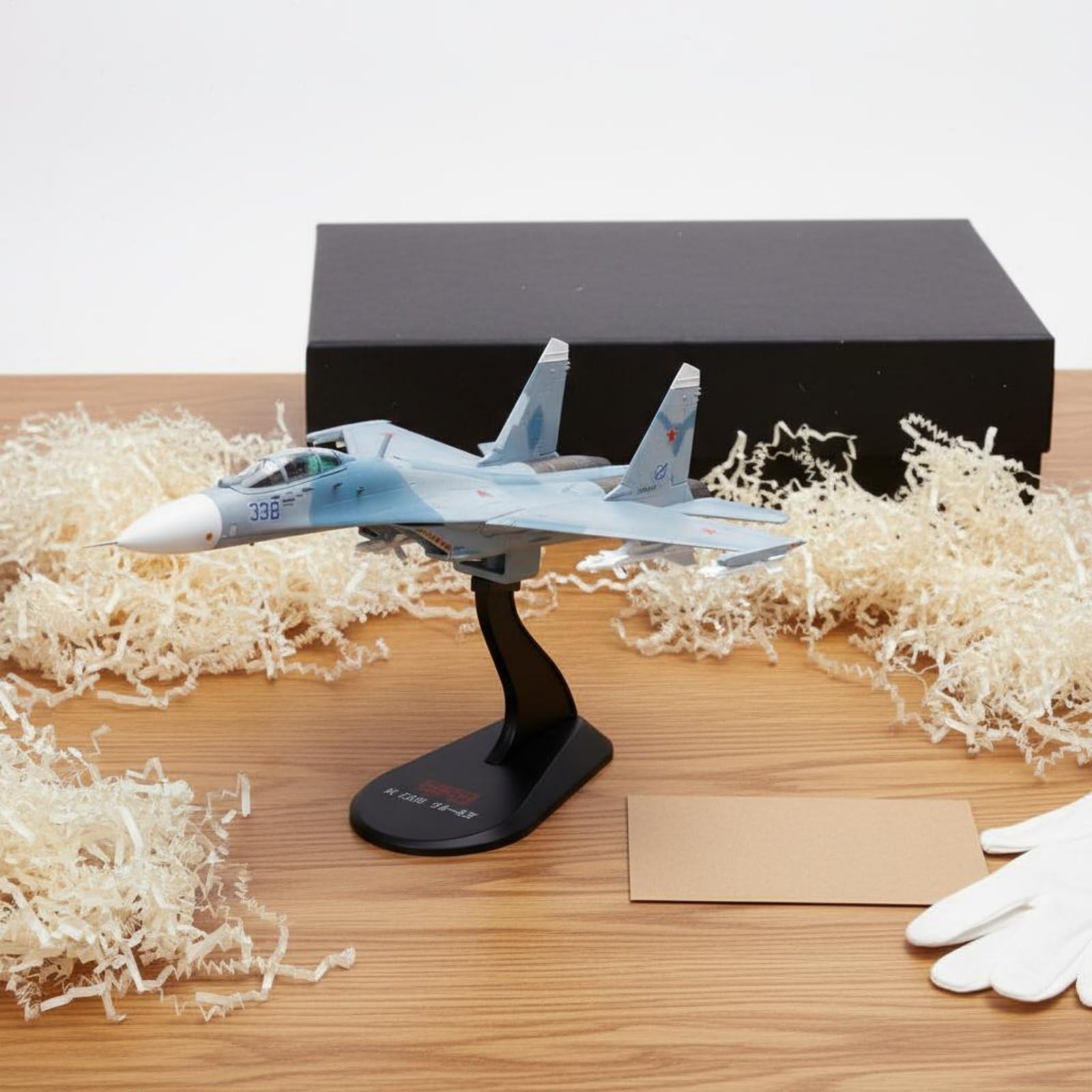F Fityle Réplica de de Aleación Mig-27 Modelo a Escala Avión en Miniatura Maqueta de Avión Militar Avión de Exhibición Pieza Destacada para Series Temáticas
