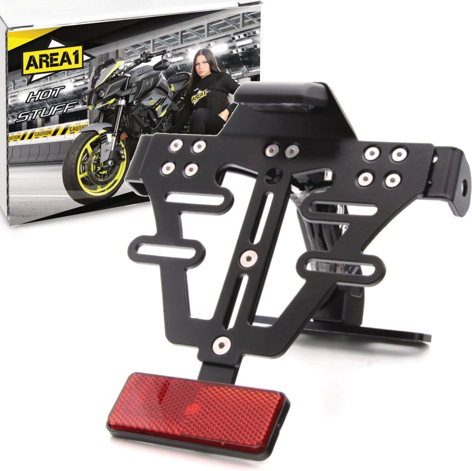 Universal License Plate Holder Compatible with Triumph Legend TT, Rocket III, Speed Four / T100