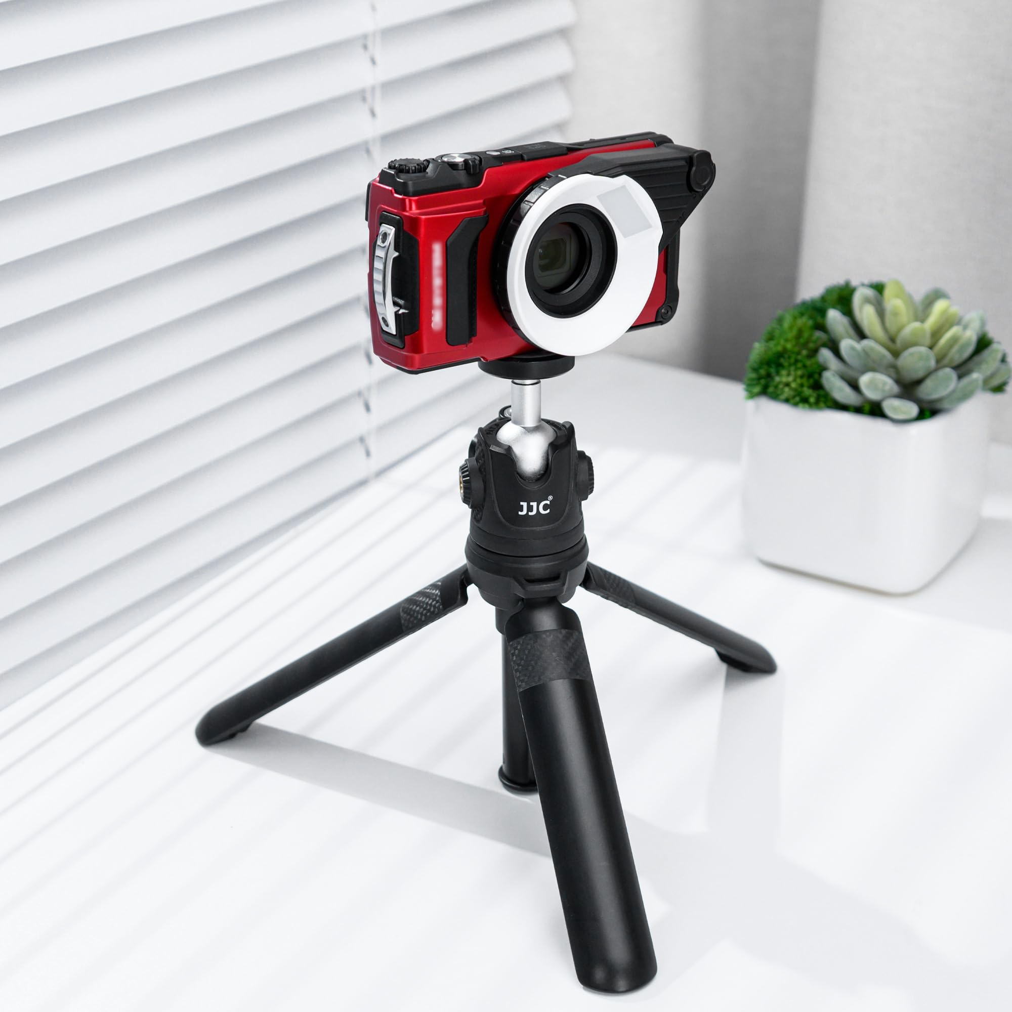 JJC FD-1 Diffuseur de Flash pour Olympus Tough TG-7 TG-6 TG-5 TG4 TG3 TG2 TG1, Supporte la Lumière Diffuse et Semi-Ouverte, Accessoire pour la Photographie Macro de Proximité