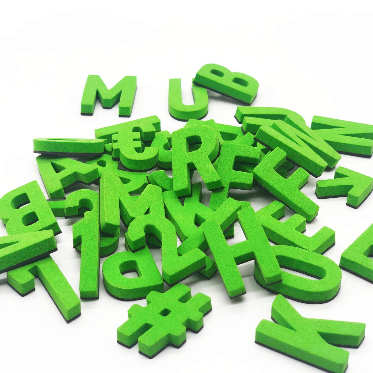 220 lettres et chiffres magnétiques (vert)