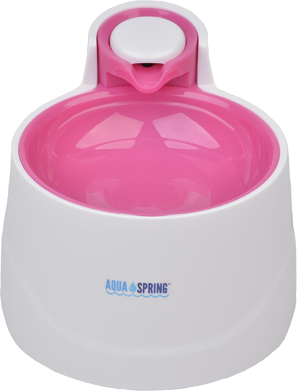 AquaSpring Illuminated Pet Water Fountain, Pink