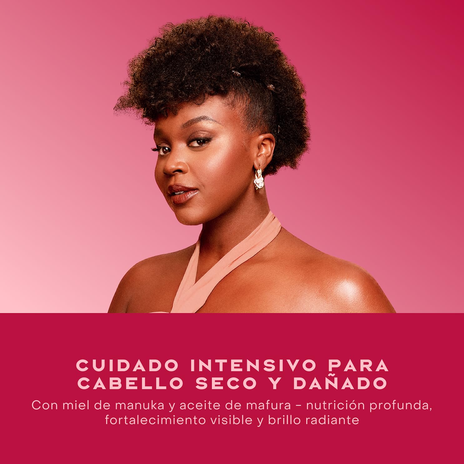 SheaMoisture Mascarilla Intensive Hydration, Cabello Rizado, Encrespado y Dañado, Pelo Suave y Regenerado, Hidratación, Miel de Manuka, Aceite de Mafura y Manteca de Karité, 355 ml