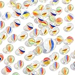 POPLAY 61PCS Marbles Games for Kids, with Gift Box for Marbles Run Games, Classroom Crafts Supplies Kit