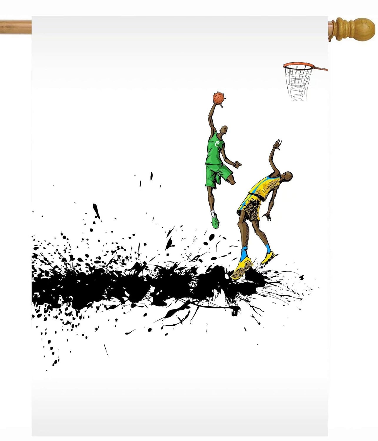 Garden Flags Custom Flag Garden Flag Heavyweight Wreath