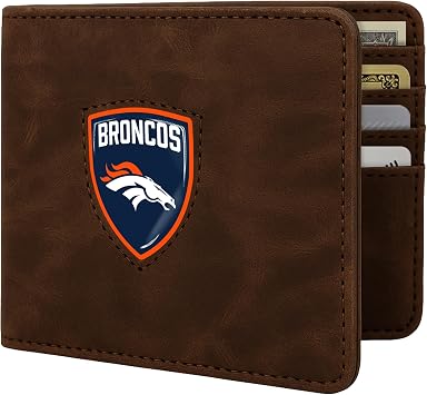 Littlearth NFL Shield Wallet - Officially licensed teams in Black & Brown Colors