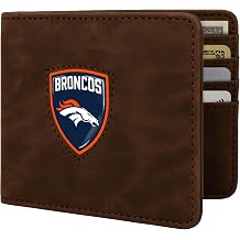 Littlearth NFL Shield Wallet - Officially licensed teams in Black & Brown Colors