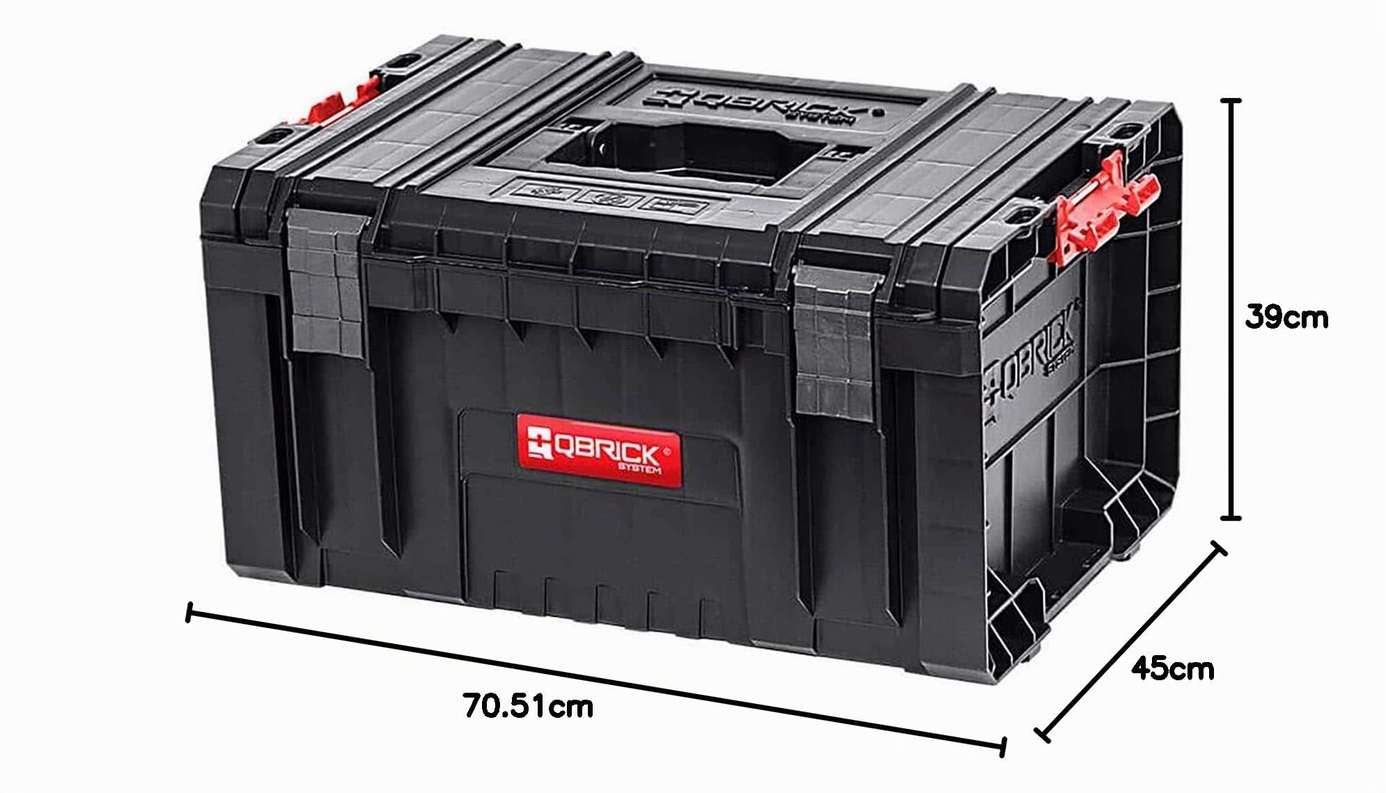 Qbrick System Z254935PG001 Caja de herramientas (kit que incluye caja rodante, caja y maletín, serie System Pro, construcción modular)