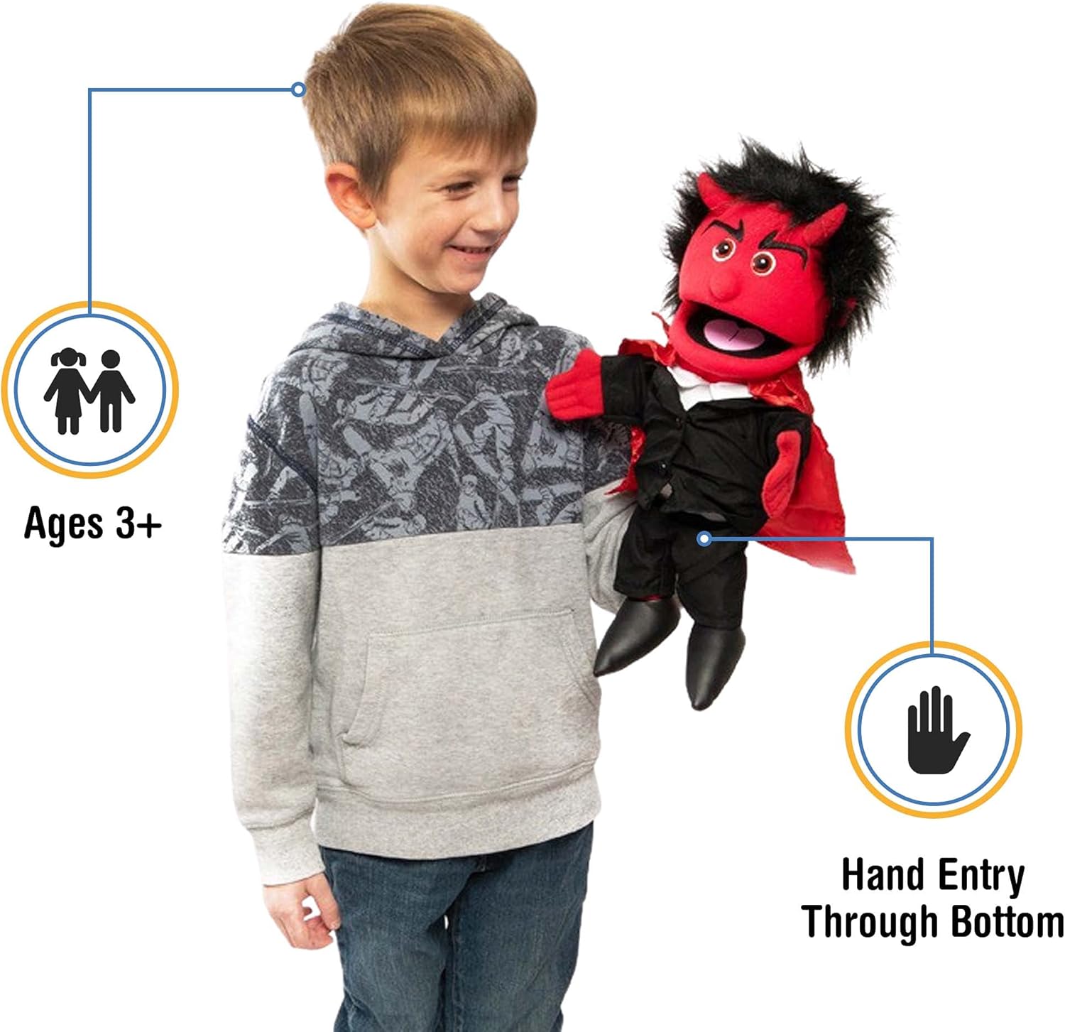 Devil Hand Glove Puppet