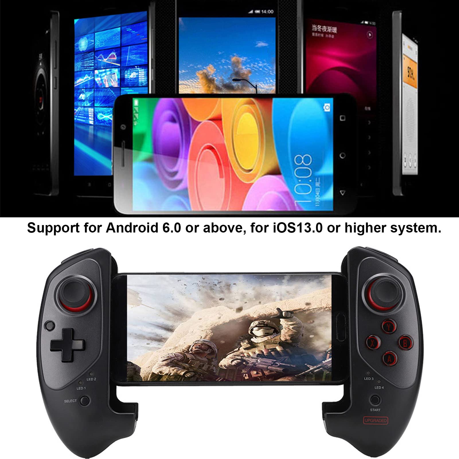 KIMISS PG 9083S Cellulare, TV Telescopico Gamepad Gioco Mando Android TV Tablet Smart Controller Per Android IOS