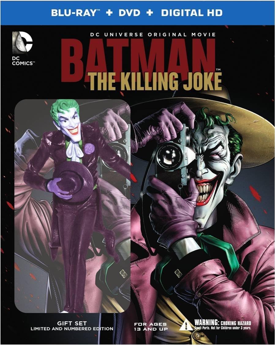 Batman: The Killing Joke - COMBO: Joker Figure + Blu-ray + DVD + Digital Copy - (Audio & Subtitles: English, Spanish & French) - IMPORT