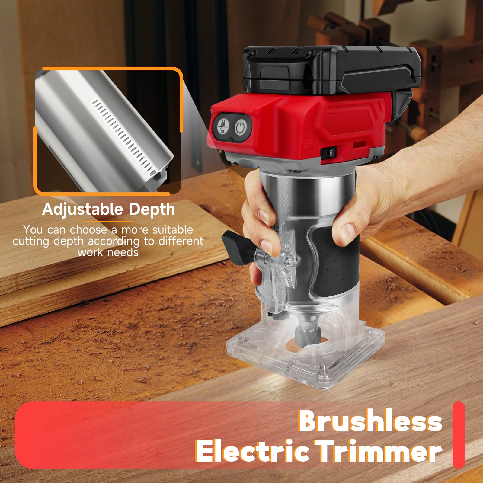 Milwaukee M18 FIW2F38-0X Li-ion accu slagmoersleutel body in HD Box - 3/8