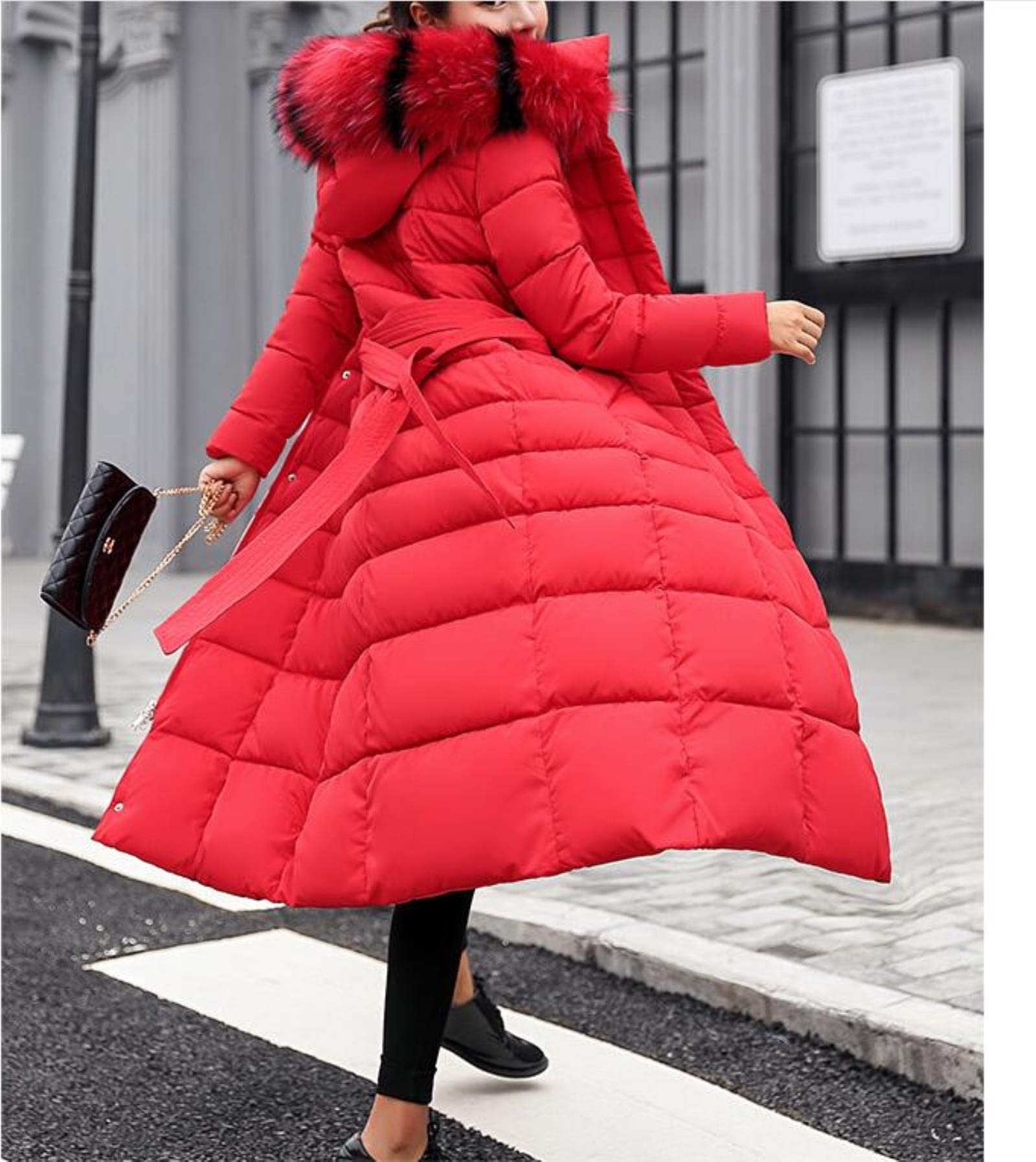 ZXCL Slim Women Winter Jacket Cotton Padded Warm Thicken Ladies