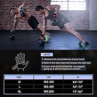 Vista 6 de Flammi - Guantes de ejercicio para mujer, guantes de entrenamiento fundamentales para gimnasio