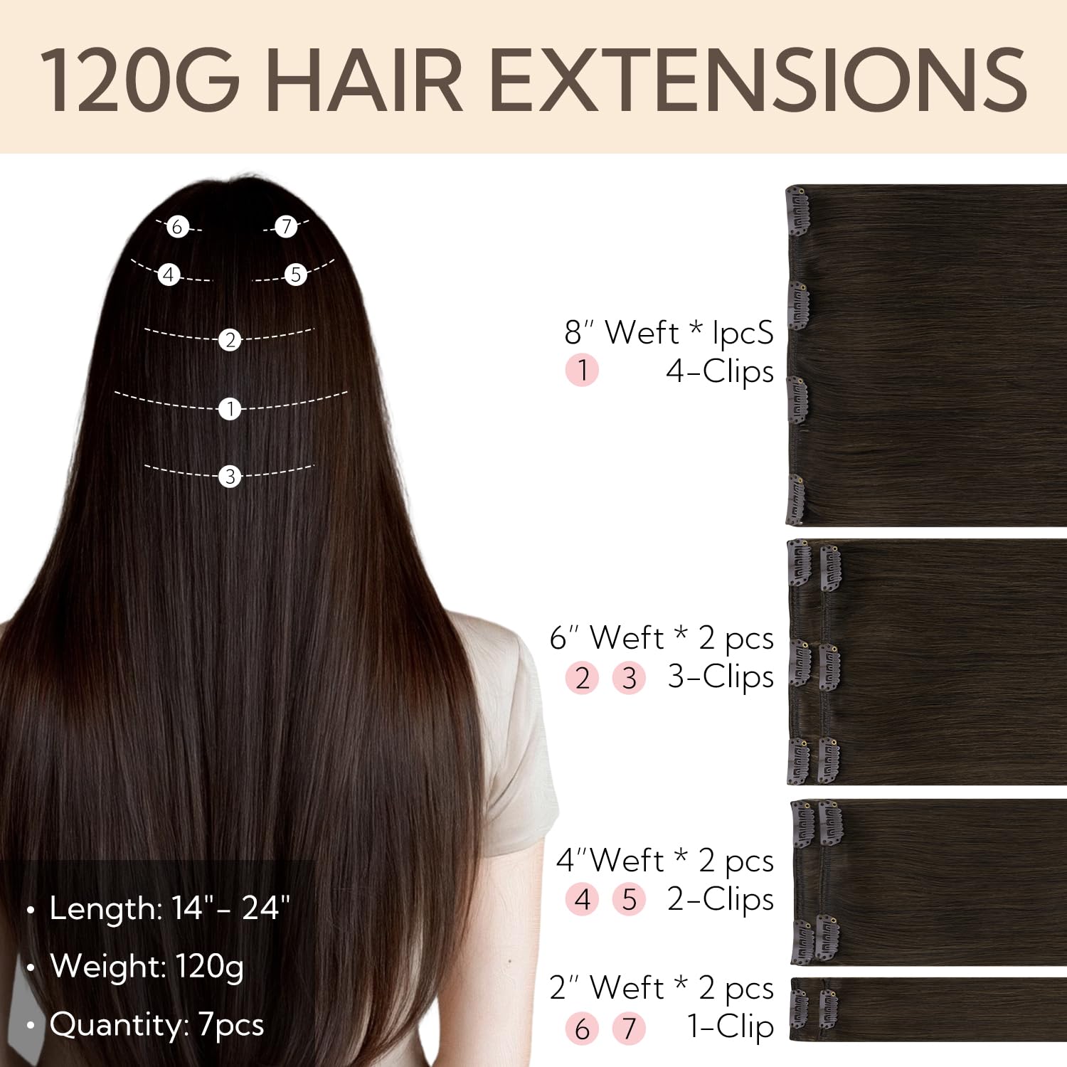 hotbanana Clip in Hair Extensions - Image 3