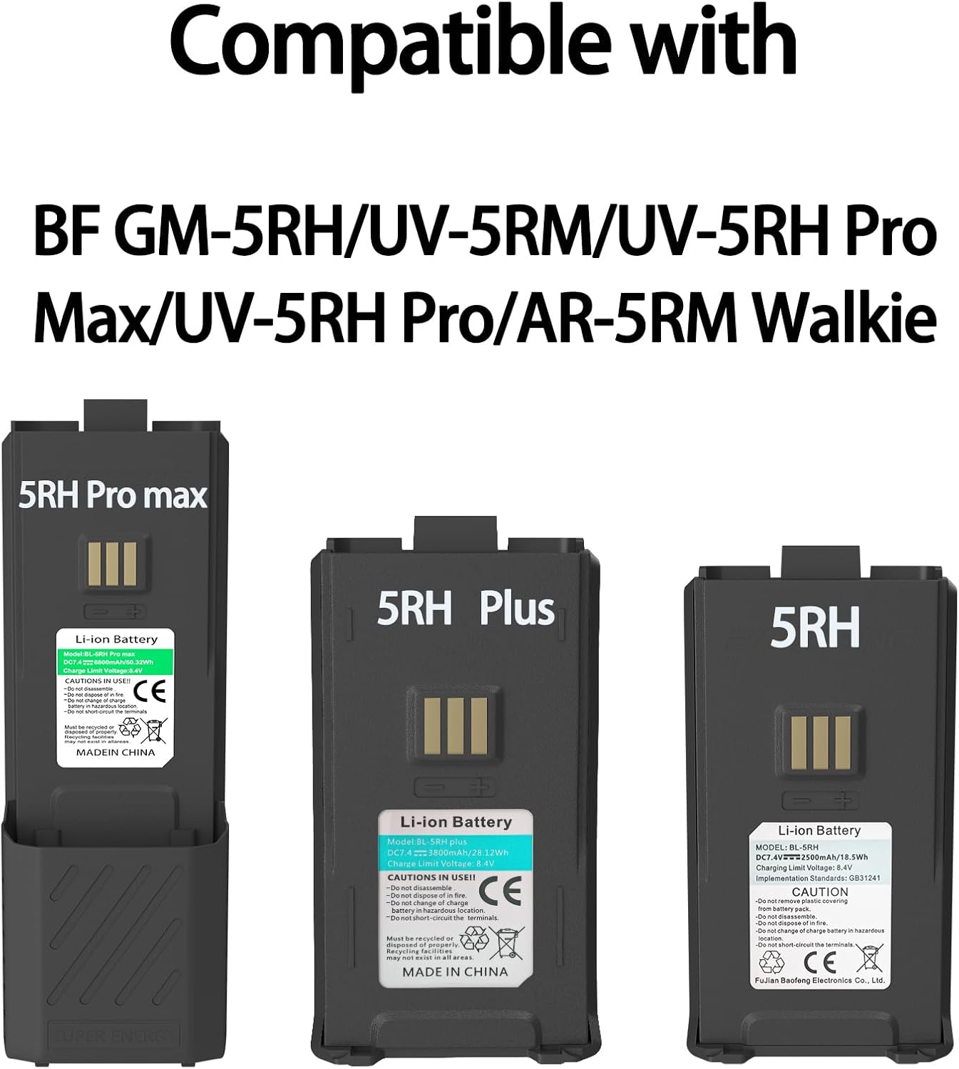 5RH/5RM Charger Two Way Radio Battery Desktop Charger with Indicator Light for GM-5RH/UV-5G Plus GMRS/UV-5RM/UV-5RH Pro Max/UV-5RH Pro Walikie Talkie Accessories(5PACK)