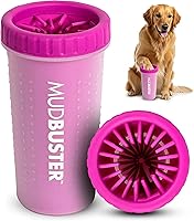 Vista 6 de Dexas Limpiador de patas de perro, pequeño, rosa, accesorios para perros y suministros para mascotas