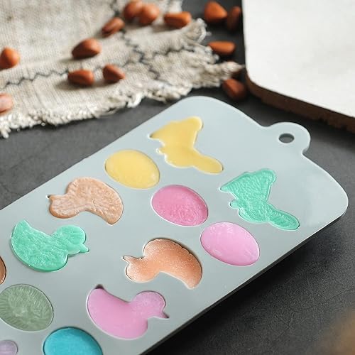 Vista 6 de Novedoso juego de moldes para confiteros de huevos y conejos, caramelos antiadherentes y chocolate para mini pastel, galletas, caramelos, gelatina