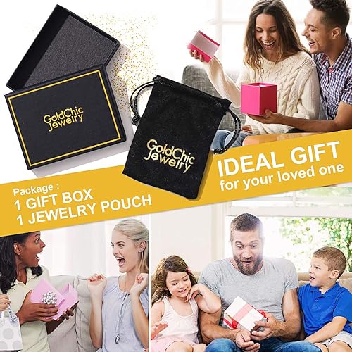 Miniatura 9 de GoldChic JEWELRY - Collar de eslabones cubanos gruesos para mujer, gargantilla gruesa de oro de 14 quilates, cadena cubana Hip Hop Miami, regalo de