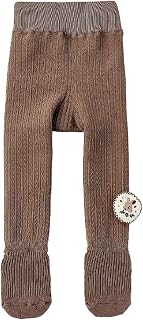 Roupas de menina de 7 meses, algodão grosso, forrado de lã, leggings quentes e completas, meia-calça de malha,