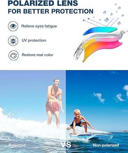 Miniatura 3 de ZIONOR G1MINI MIX - Gafas de natación para niños, con bloques de color, polarizados, sin fugas, antiniebla, para niños (3-14) N