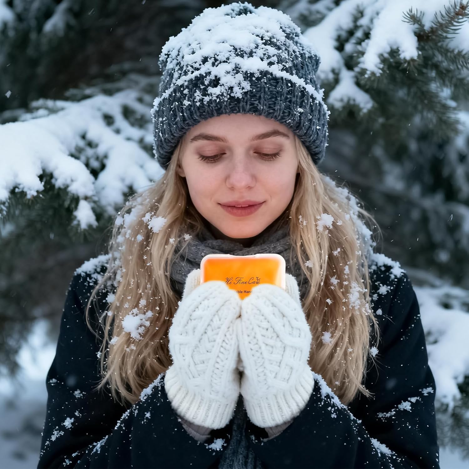 Cozeoa Hand Warmer in use