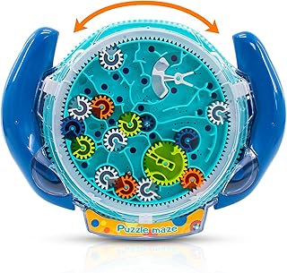 Mind Puzzles for Kids 3-8, 3D Maze Puzzle for Kids, Brain Teasers Gravity Ball Game Maze Ball Puzzle Toy Gifts for Kids Teens Adults, Hard Challenge. Labyrinth Game Marble Maze with Two Steel Marbles