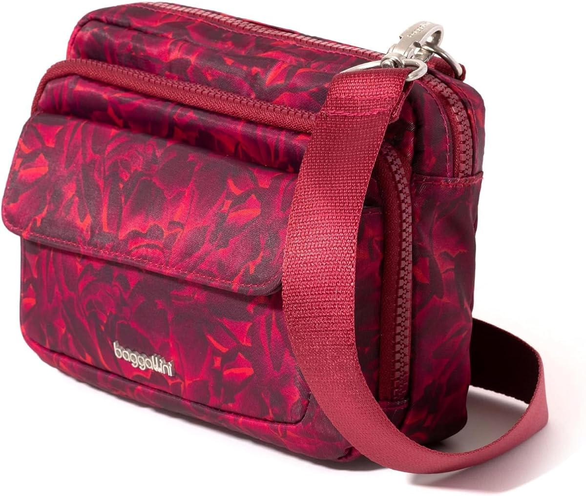 Bandolera convertible con doble cremallera Baggallini