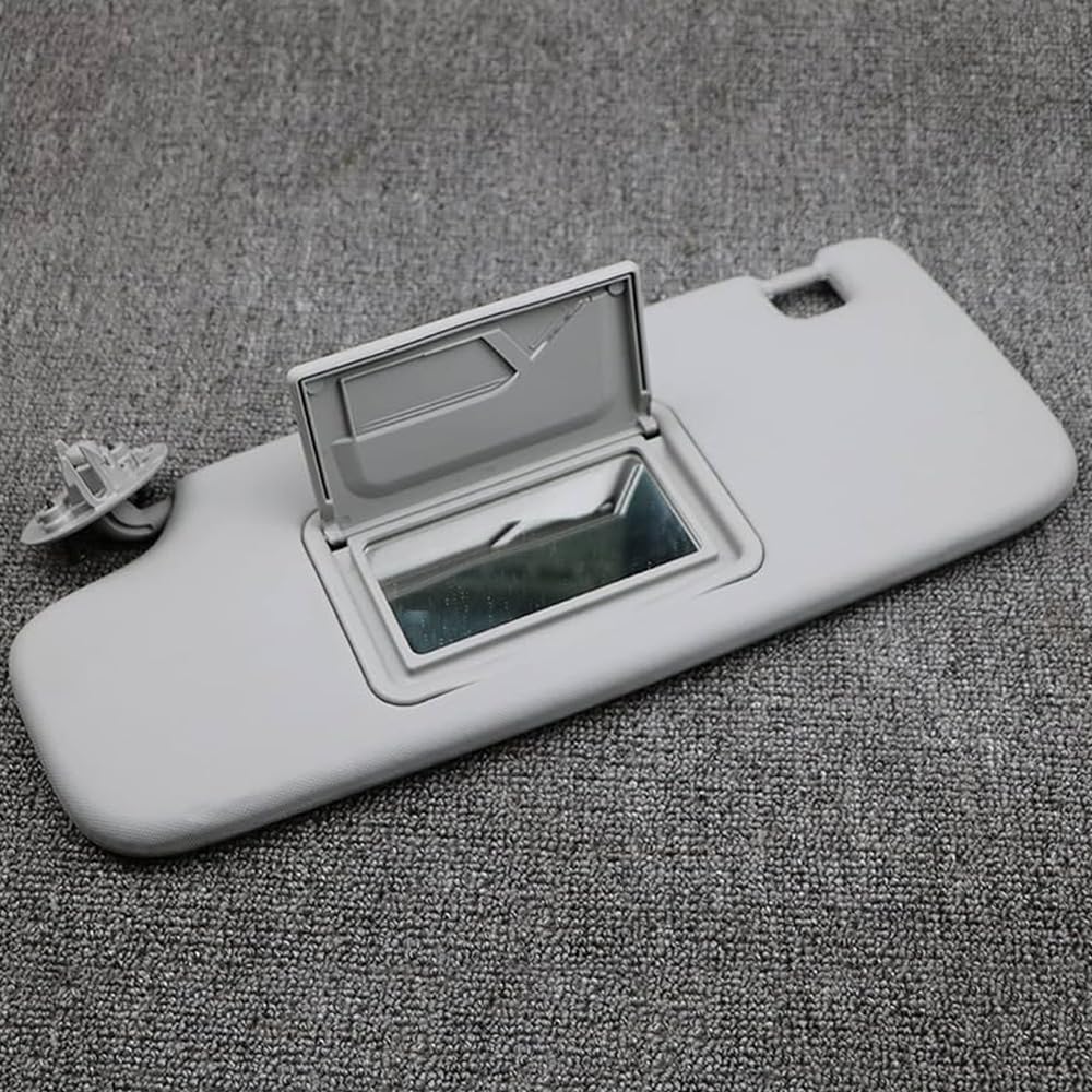 Aletta Parasole Lato Conducente per Sonic Aveo Spark 2012-2019 Sostituzione Aletta Parasole Interna (with Mirror Without Light) Left,Right (Gray),1pcs Left-A