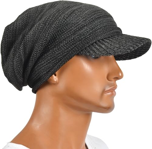 Miniatura 2 de Gorro de punto grande con calaveras para hombre