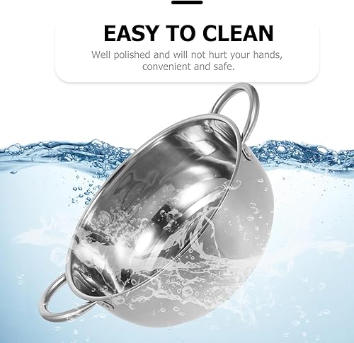 Miniatura 7 de Olla de vapor de acero inoxidable de 2 niveles, olla de vapor de 10 pulgadas con tapa y asa, utensilios de cocina multiusos para verduras,