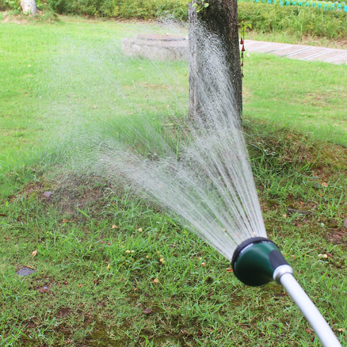 TOYANDONA 3 Pièces Pulvérisateur de Jardin avec Long Tuyau Outil Irrigation Ajustable pour Arroser Plantes Laver la Voiture et Nettoyer Couleur Verte
