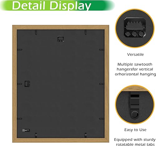 Vista 143 de FrameWorks Marco para póster de madera de 18 x 24 pulgadas, marcos clásicos de color negro mate con vidrio acrílico inastillable, fotos, pósters