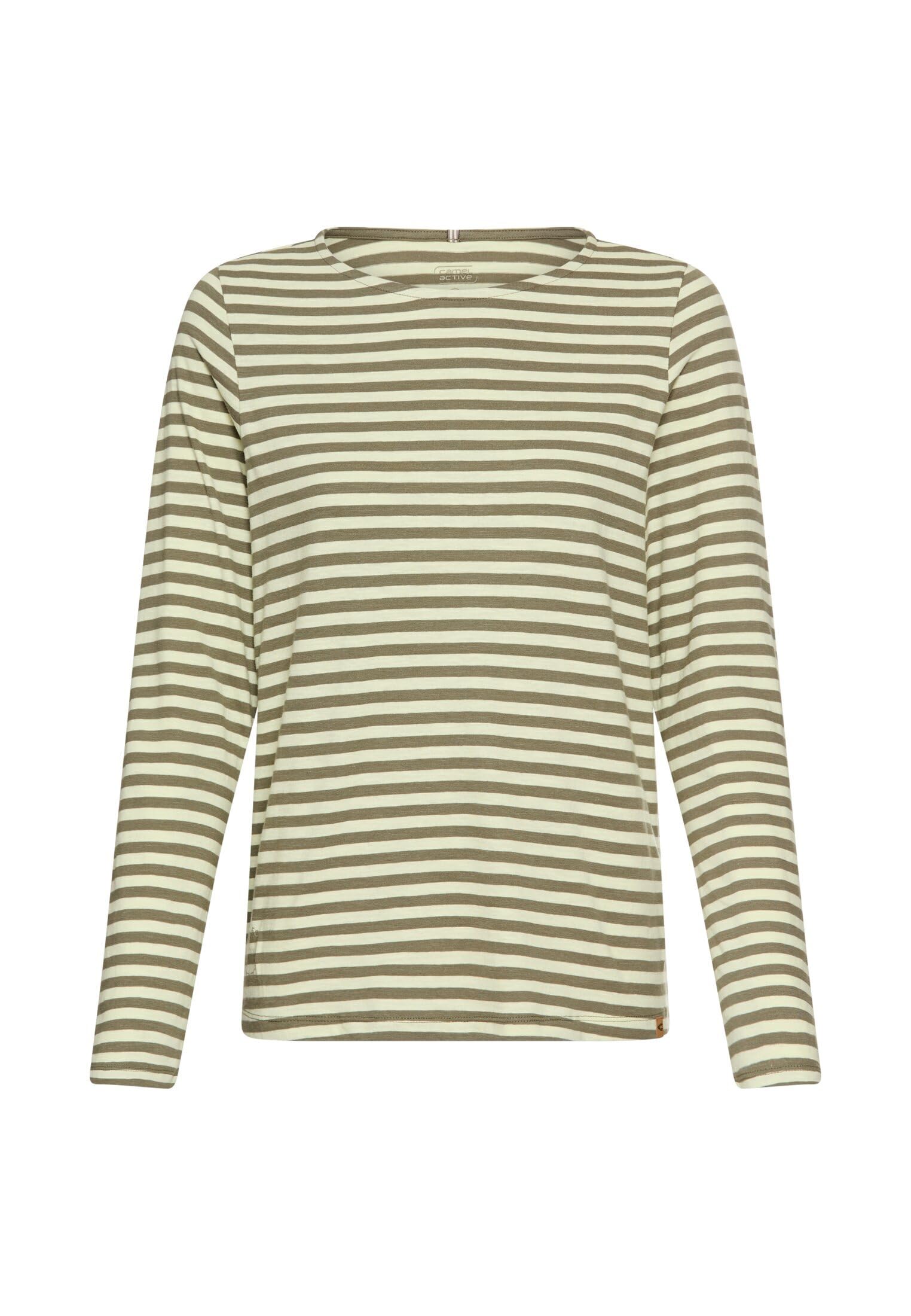 camel active Damen Langarmshirt aus Reiner Baumwolle
